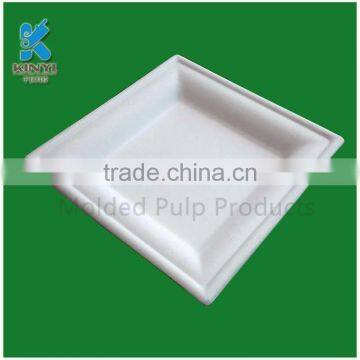 Eco friendly Greaseproof and Water Proof Smooth Tableware Pulp Moulding Process paper plate