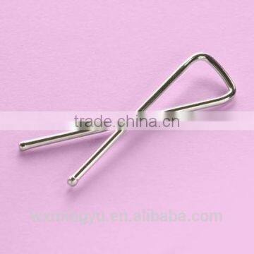 China Manufacturer Stainless steel Crossover Metal shirt Clips