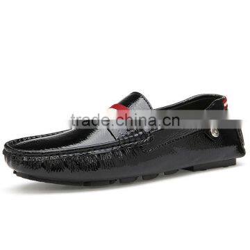 High Quality Cow Leather Casual Shoes Sample Fashion for Men, Adults Casual Peas Shoes Made in China Factory photo-2