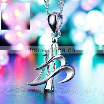 New Arrival Christmas Gift Silver 925 Christmas Tree Pendant For Necklace