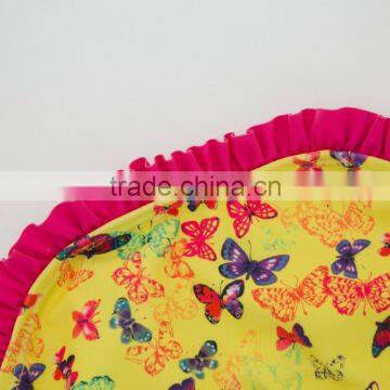 OEM Service Kids Sportwear Two Piece Butterfly Design Girl Swimwear Beachwear photo-3