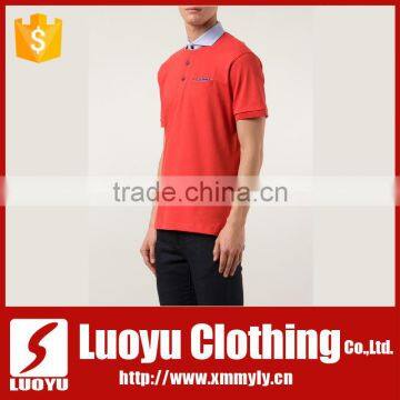 Wholesale cotton pique polo shirt for men