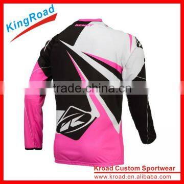 100%polyester Coolmax Downhill Mountain Bike Jersey photo-2