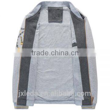 Stand Collar Long Sleeves Sports Jacket Man photo-3