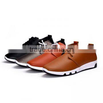 Men Fashion PU Casual Shoes for 2017 New Design