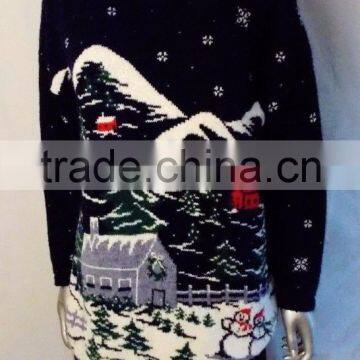 Ueknix Snitted Christmas Sweaters Ugly Sweaters Pullover Christmas Jumper photo-2