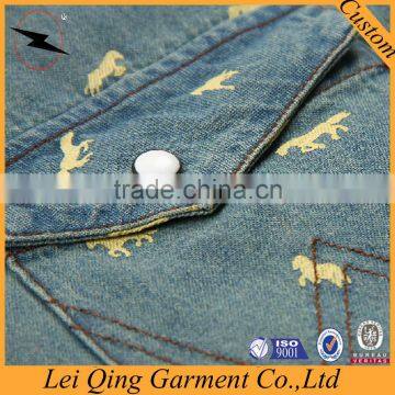 Casual Collar Denim Shirts for Men photo-4