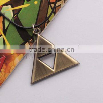 Jwelleries Statement Necklace Necklace With Waxed Cotton Cord Triangle Cloth Dress Necklace photo-3