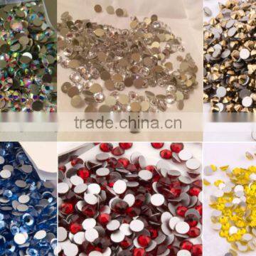 Crystal AB Ss20 Glass Rhinestone Diamond ,flat Back Crystal AB Rhinestones for Nail Art photo-5