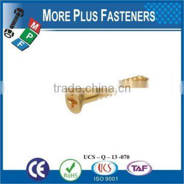 Made in Taiwan High Quality Stainless Steel Phillips Head Brass Self Tapping Screw photo-2