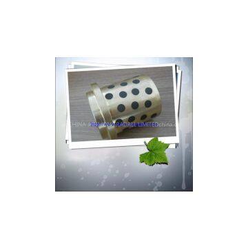 Self Lubricating Brass Graphite Bushes,Brass Graphite Bushings, Self-lubricating Brass/bronze Bush With Graphite,Solid Lubricants-embedded Brass Graphite Bearing Bush, Graphite Bronze Bushing photo-3