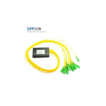 1x16 PLC module optical splitter 2.0/3.0mm without connector for FTTH