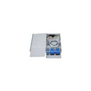 Wall Mounted Type Fiber Optic Terminal Box Module Suitable for Small Capacity Optical Splitting