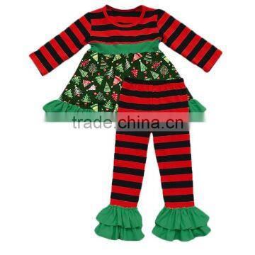 baby girls clothes set girls winter cotton outfit set christmas baby clothes set stripes girls pant outfit 2 pcs baby outfit set