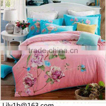 Lovely Bedroom Plain Color Bedding Set Home Bedding King Size Comforters Sets