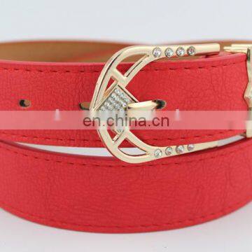 Pin Buckle Leather Belt Women Belt photo-4