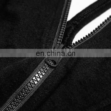 Punk Rave Black Open Back Longsleeve Hooded Maxi Dress OPQ-199 photo-6