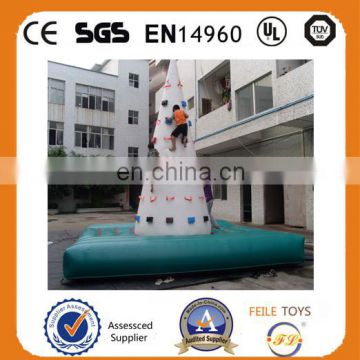 2015 popular &high quality inflatable rocky climbing wall