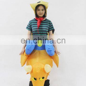 HI CE Best Selling Inflatable Adult Make Bull Ride Costume for Sale photo-5