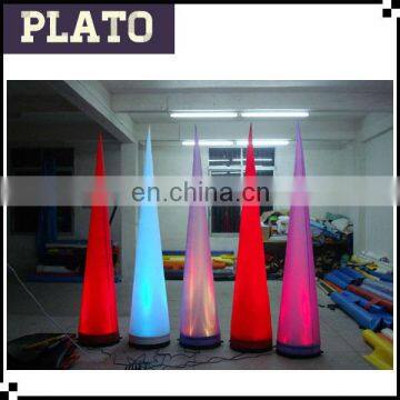 logo print used opening celebrations inflatable light cone for advertising