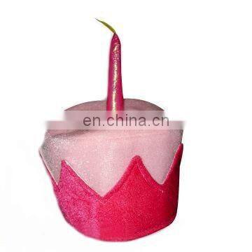 Baby Birthday gift for baby First birthday pink cake plush hat