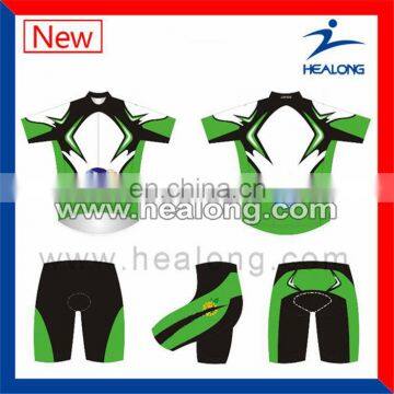 Healong Digital Sublimation Knitted Cheap China Cycling Clothing