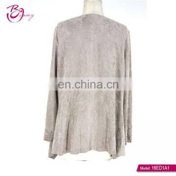 Fashion Ladies Mature Older Knitted Cardigan for Women Over 50 photo-6