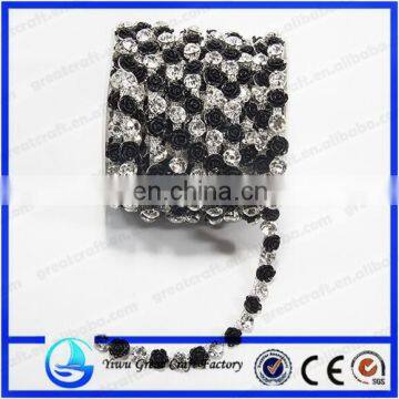 Wholesale Strass Crystal Rhinestone Cup Chain Trimming Close Cup Chain