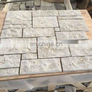 White limestone of interior decoration wall stone