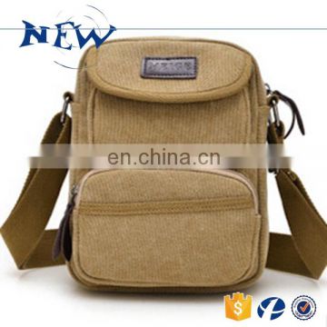 CR fully stocked wholesale professional augur canvas bags chest pack messenger bag khaki