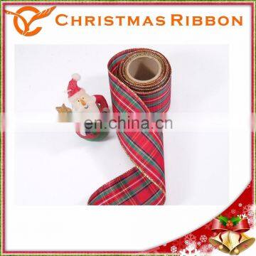 Taiwan Artful Design Gingham Ribbon Christmas Nastro