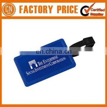 Cheap Popular Design Printed Silicone Rubber Luggage Tag