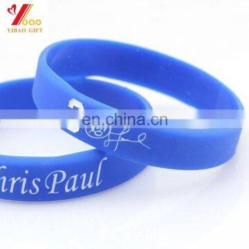 2017 Hot sale products custom silicone sports bracelet printing silicone wristband/ bracelet