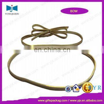 Pre made ribbon bow / pre tied stretch ribbon bow