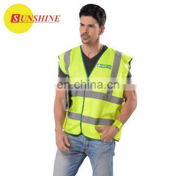 hot sale cheap car reflective yellow Safety Vest