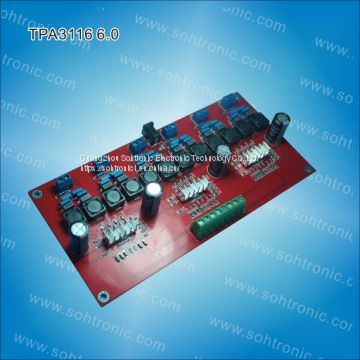 Professional 6.0 Channel amplifier board module