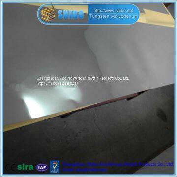 Factory Direct Sale Pure Molybdenum sheet, high purity Moly sheet