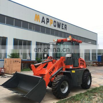 1000kg Rated loading shovel Wheel Loader Zl10F