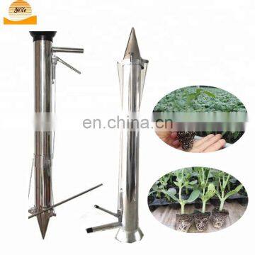 Trade Assurance Hand Held Tobacco Vegetable Seedling Transplnater Machine