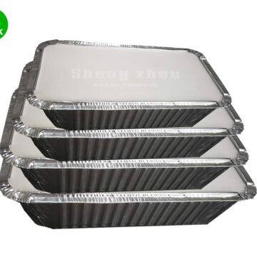 30 Pack Aluminum Pans with Plastic Transparent Lids, Deep Steam Table Pans, Rectangular Aluminum Pans for Cooking, Aluminum Foil Pans for Parties, BBQ, Catering, Baking (600 ml)