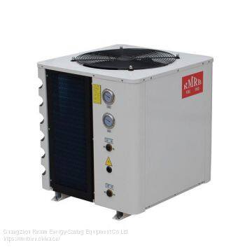 islolate water and power heat pump units 9kw low noise center air conditioner