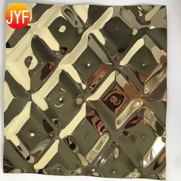 Jyfa402 Gold Stainless Steel Decorative Sheet