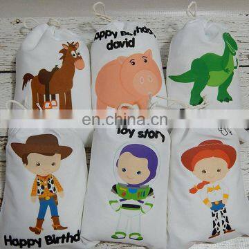 China products cute cartoon cotton bag for birthday party goody gift