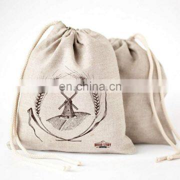 Reusable Drawstring Bags for Homemade Bread Bakery and Baguette