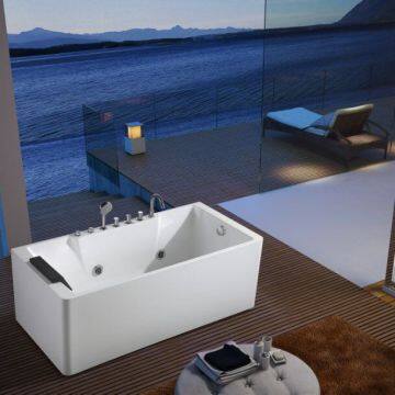 Foshan factory single person left right direction massage summer whirlpool indoor bathtub jacuzzi 1600-1700mm