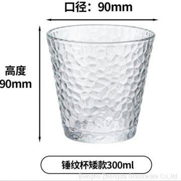 300ml 360ml Hammer Pattern Cup Hammered Glasses Mug photo-4