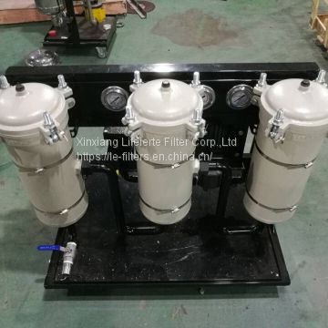 High viscosity portable hydraulic oil engine oil filter cart to oil recycle