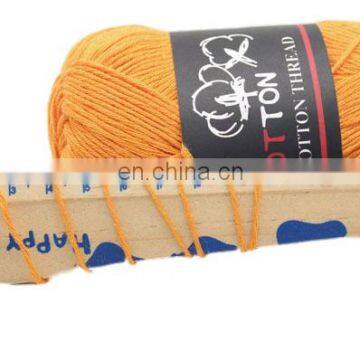 Amazon Customized 50g 8ply 100% Milk Cotton Baby Knitting Yarn photo-3