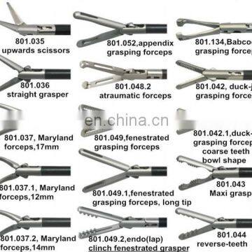 Surgical Instrument Laparoscopic Tube Holding Autraumatic Forceps Graspers