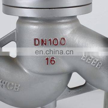 DN150 DIN BS flanged seal y type steam globe valve